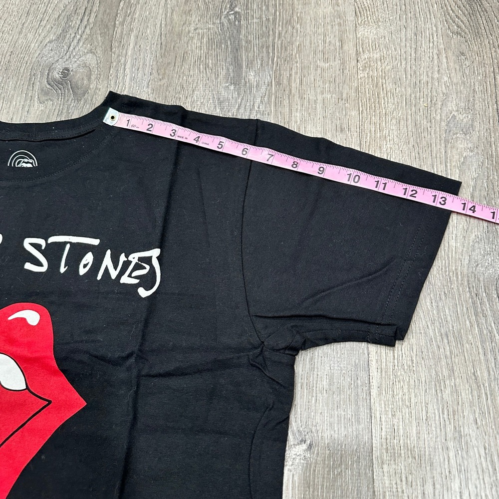 Rolling Stones North American Tour 1975 Black Graphic T Shirt Men's Large - Picture 6 of 9
